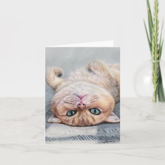 ButterBiscuit gevouwen 4 "x5.6" notecard Bedankkaart (Voorkant)