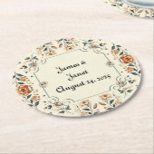 Buttercream Floral  Onderzetter (Gebogen)