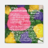 Buttercream Frosting Recept Magneet (Voorkant)