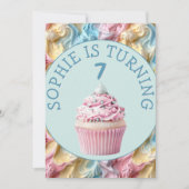 Buttercream Icing Party Verjaardag Kaart (Voorkant)