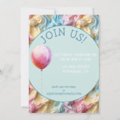 Buttercream Icing Party Verjaardag Kaart (Achterkant)