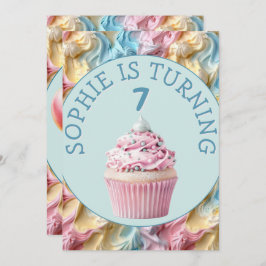 Buttercream Icing Party Verjaardag Kaart