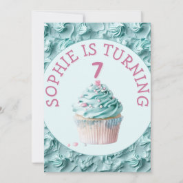 Buttercream Icing Party Verjaardag Kaart