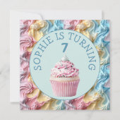 Buttercream Icing Party Verjaardag Kaart (Voorkant)