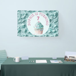 Buttercream Icing Party Verjaardag Spandoek