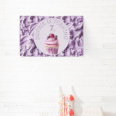 Buttercream Icing Party Verjaardag Spandoek (Insitu)