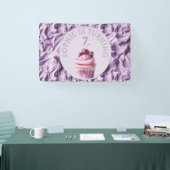 Buttercream Icing Party Verjaardag Spandoek (Beurs)