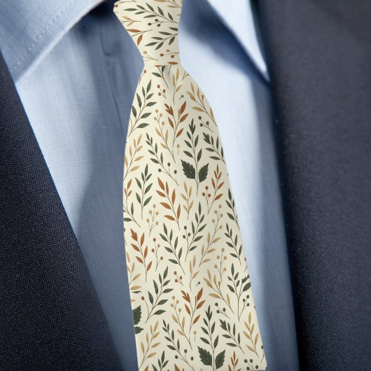 Buttercream Leaves Stropdas