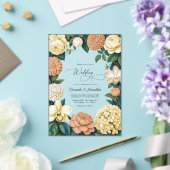 Buttercream, Vanilla Silk & Soft Apricot Wedding Acryl Uitnodigingen (Insitu (Huwelijk))