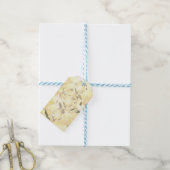 Buttercream Yellow Citrine Crystal Art Cadeaulabel (Met Touw)