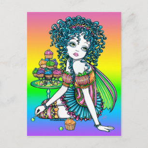 "Buttercup" beker Snoep couture Rainbow Fairy Briefkaart