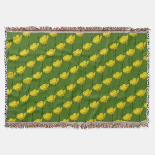 Buttercup Blanket Yellow Buttercup Thunnon Blanket Deken (Voorkant)