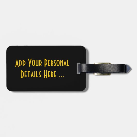 Buttercup Bloem cd ltcna Bagagelabel (Achterkant horizontaal)