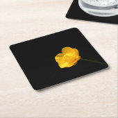 Buttercup Bloem coastercna Kartonnen Onderzetters (Schuin)