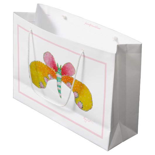 Buttercup Butterfly Groot Cadeauzakje (Voorkant Gekanteld)