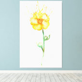 Buttercup Canvas Afdruk (Insitu (Houten vloer))