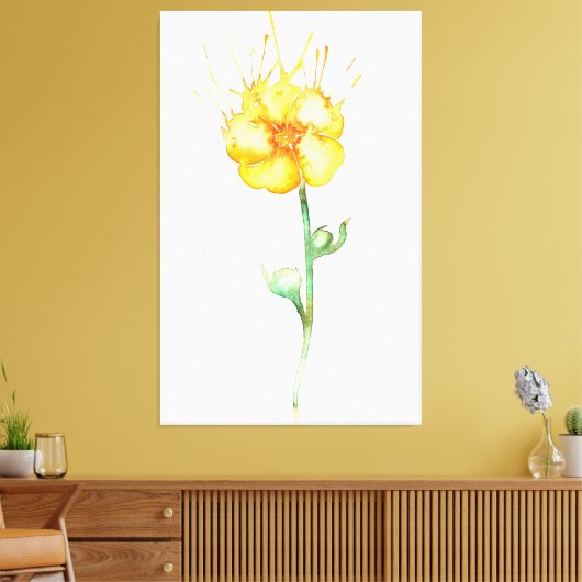 Buttercup Canvas Afdruk (Insitu (Woonkamer))
