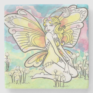 Buttercup Cartoon pastel Fairy Stone Onderzetter