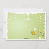 Buttercup Crescent Uitnodiging (Achterkant)