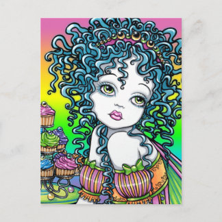 "Buttercup" Cup Cake Fairy Art Briefkaart