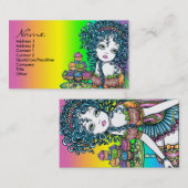 "Buttercup" Cup Cake Fairy Art Visitekaartjes (Voorkant / Achterkant)