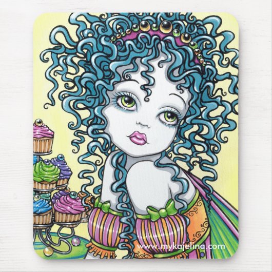 Buttercup Cut Cake Rainbow Fairy Mousepad Muismat (Voorkant)