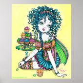 "Buttercup" Cute Cup Cake Fairy Poster (Voorkant)