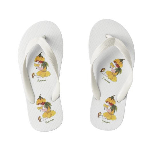 Buttercup Cute Flower Child Little Girl Kinder Teenslippers (Voetbed)