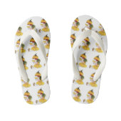 Buttercup Cute Flower Floral Funny Girl Kinder Teenslippers (Voetbed)