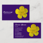 Buttercup - Deep Paars 330066 Visitekaartje (Voorkant / Achterkant)