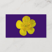 Buttercup - Donker Violet Visitekaartje (Achterkant)