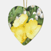 Buttercup en Babies Breath Keramisch Ornament (Links)