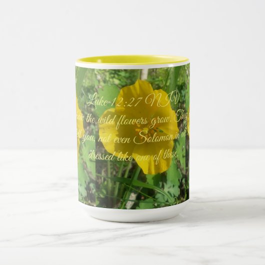 Buttercup en Bijbelprijsopgave mok (Midden)