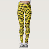 Buttercup en Black Polka Dots Leggings (Voorkant)