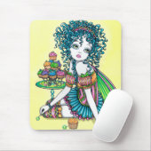 Buttercup Fairy Cup Cake Art Mouspad Muismat (Met muis)