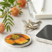 "Buttercup" Floral Sleutelhanger (Zijkant)