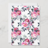 Buttercup Floral Waterverf Geo Vrijgezellenfeest Kaart (Achterkant)