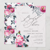 Buttercup Floral Waterverf Geo Vrijgezellenfeest Kaart (Voorkant / Achterkant)