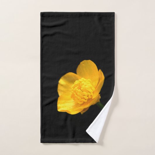 Buttercup Flower btm Bad Handdoek (Handdoek)