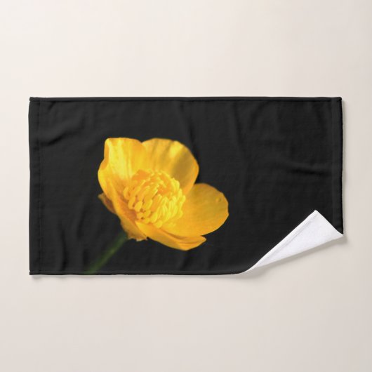 Buttercup Flower btm Bad Handdoek (Handdoek)