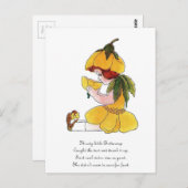 Buttercup Flower Funny Cute Little Girl Briefkaart (Voorkant / Achterkant)