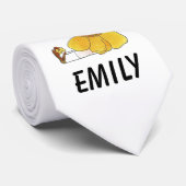 Buttercup Flower Funny Cute Little Girl Stropdas (Opgerold)