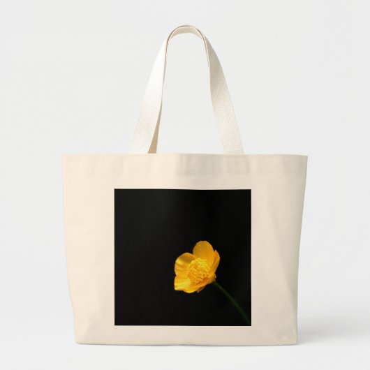 Buttercup Flower jtcna Grote Tote Bag (Voorkant)