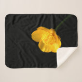 Buttercup Flower subcnm Sherpa Deken (Voorkant (horizontaal))