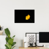 Buttercup Flower wapcna Poster (Thuiskantoor)