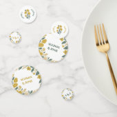 Buttercup Geel Bloemen Moderne bruiloft Confetti (Groep)