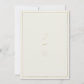 Buttercup geel marineblauw bloemen Save the Date Kaart (Achterkant)