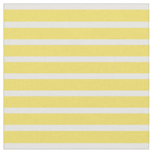 Buttercup Geel & White Fine Striped Stof
