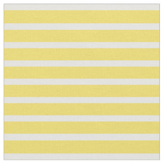Buttercup Geel & White Fine Striped Stof