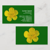 Buttercup - groen gras visitekaartje (Voorkant / Achterkant)